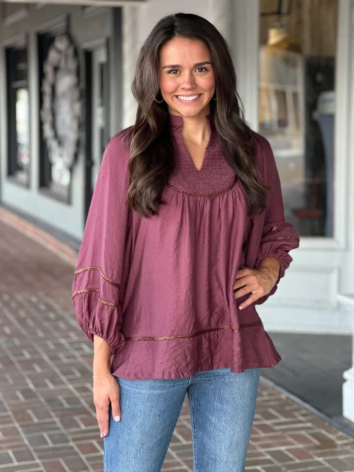 UMGEE BOHO PEASANT BLOUSE