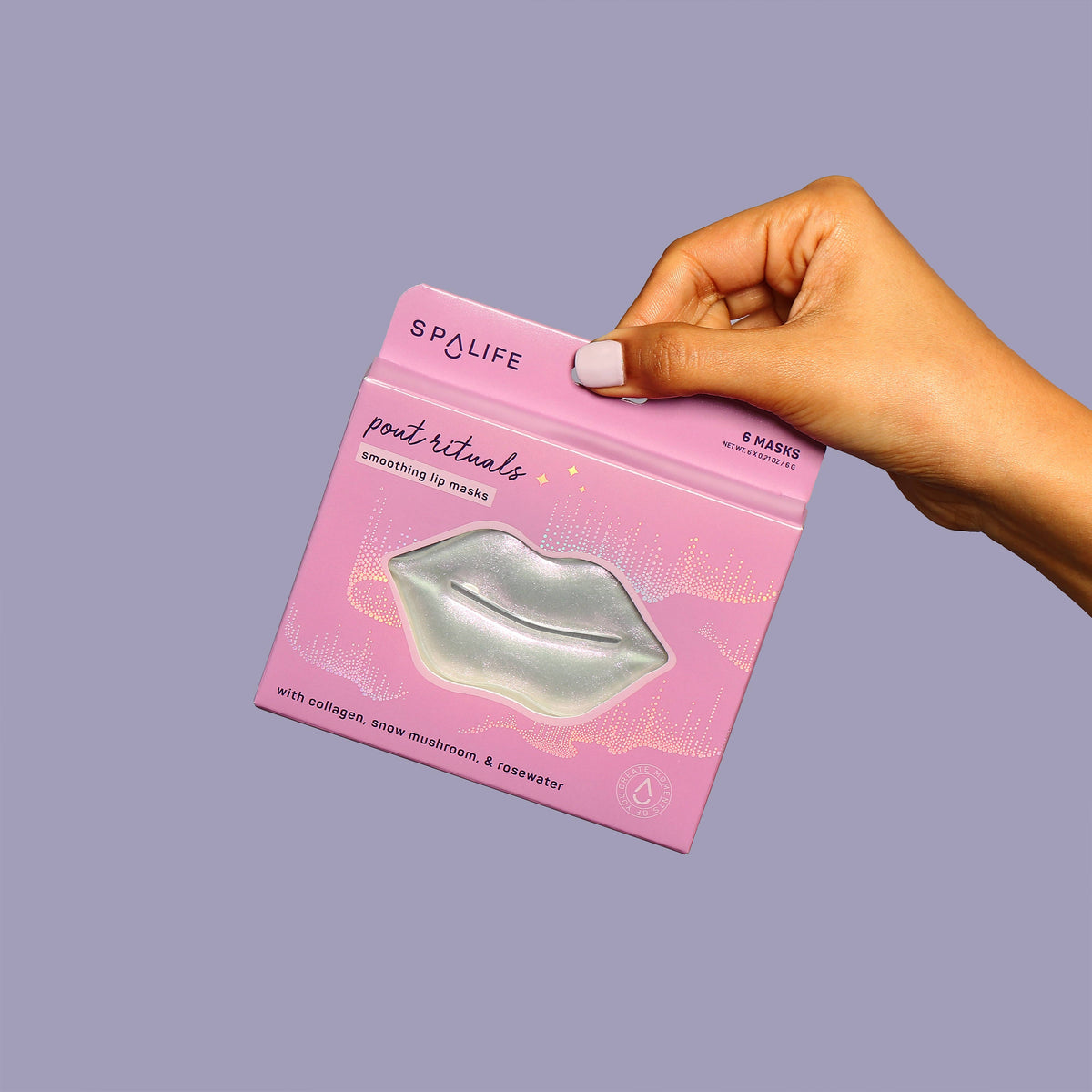 Pout Rituals Smoothing Hydrogel Lip Masks | 8 Pack