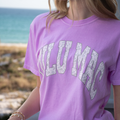 NEON VIOLET CAMO LULU MAC TEE