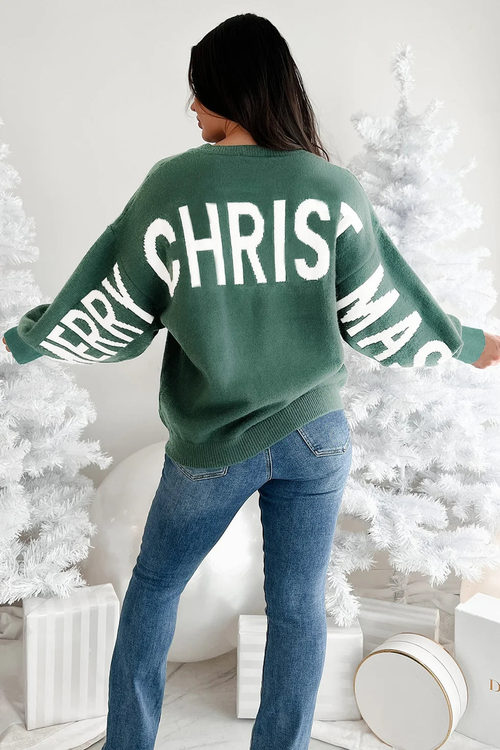 HO! HO! HO! MERRY CHRISTMAS SWEATER