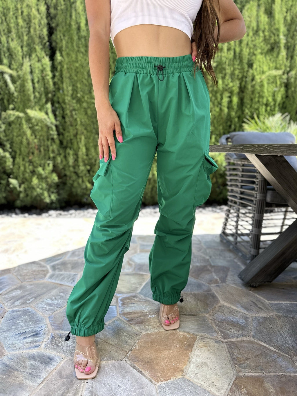 PARACHUTE RUCHED CARGO POCKET JOGGER