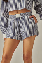PINSTRIPE BOXER SHORTS