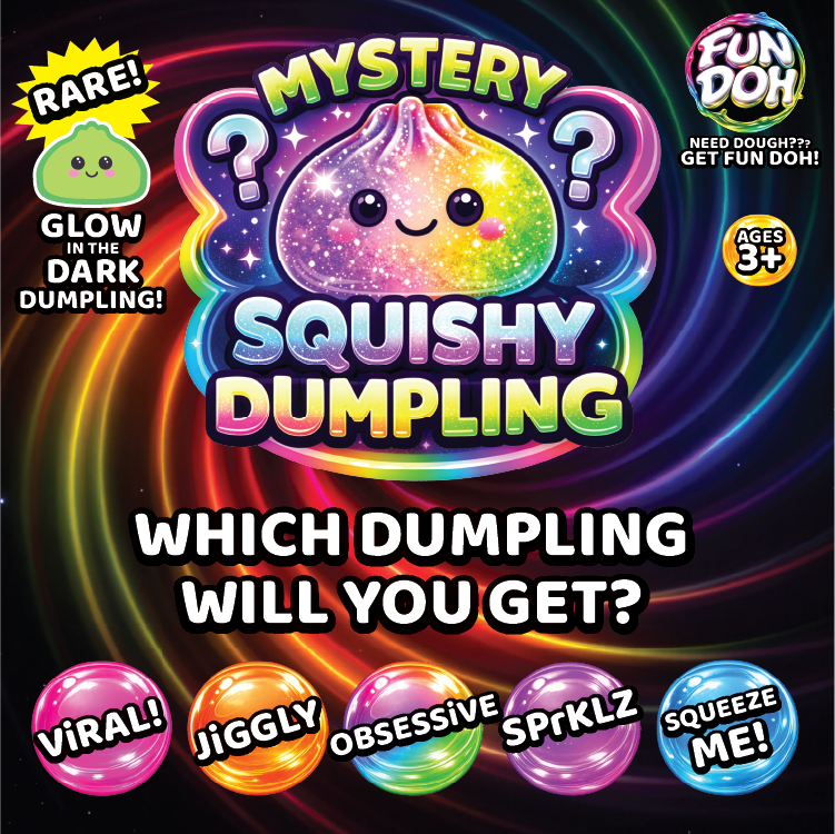 FUN DOH MYSTERY DUMPLING SQUISHIES