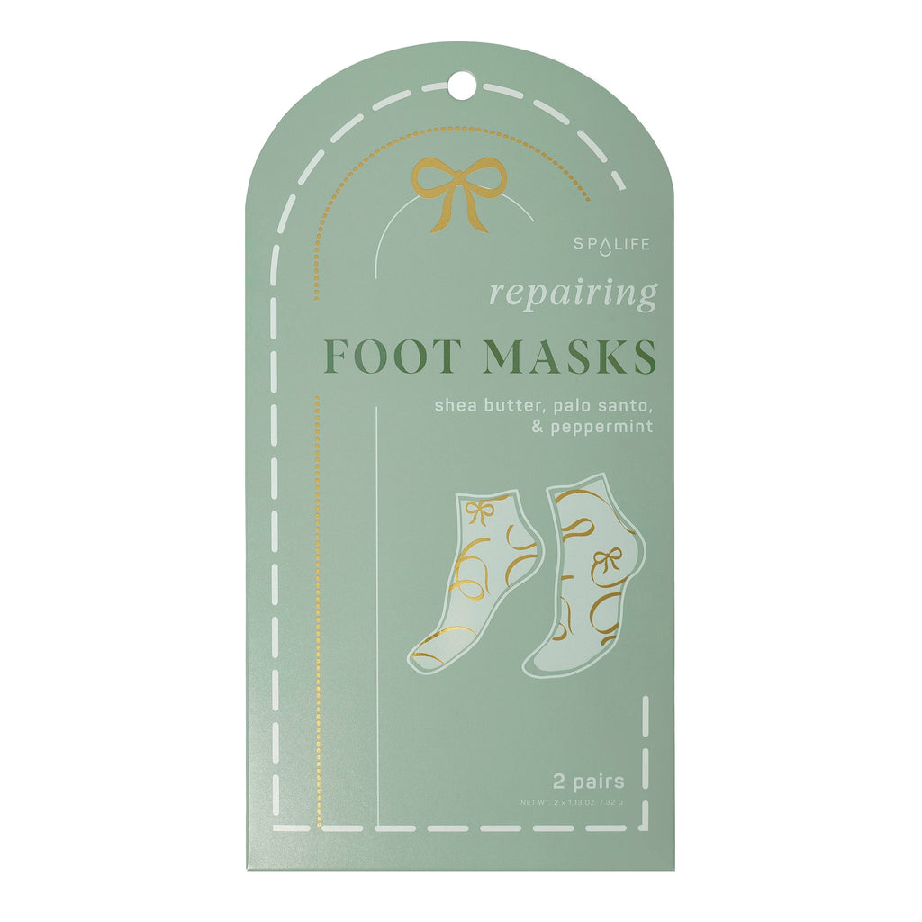 Christmas Holiday Foot Mask with Palo Santo & Peppermint 2ct