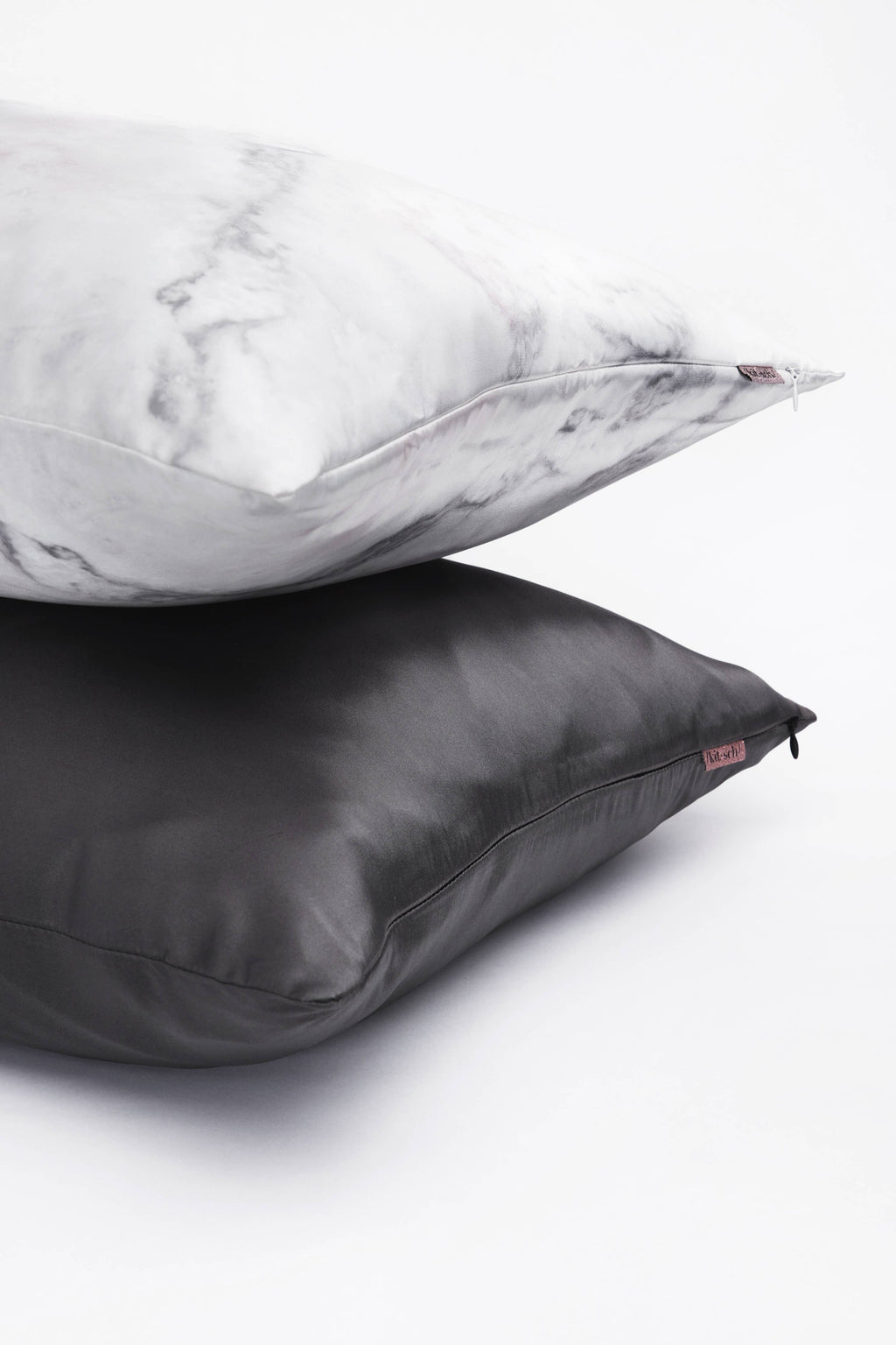 SATIN PILLOWCASE - STANDARD CHARCOAL