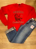 SANTA'S COCKTAIL CLUB CREWNECK SWEATSHIRT