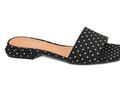 CORKY BLACK WHITE POLKA DOTS SANDALS