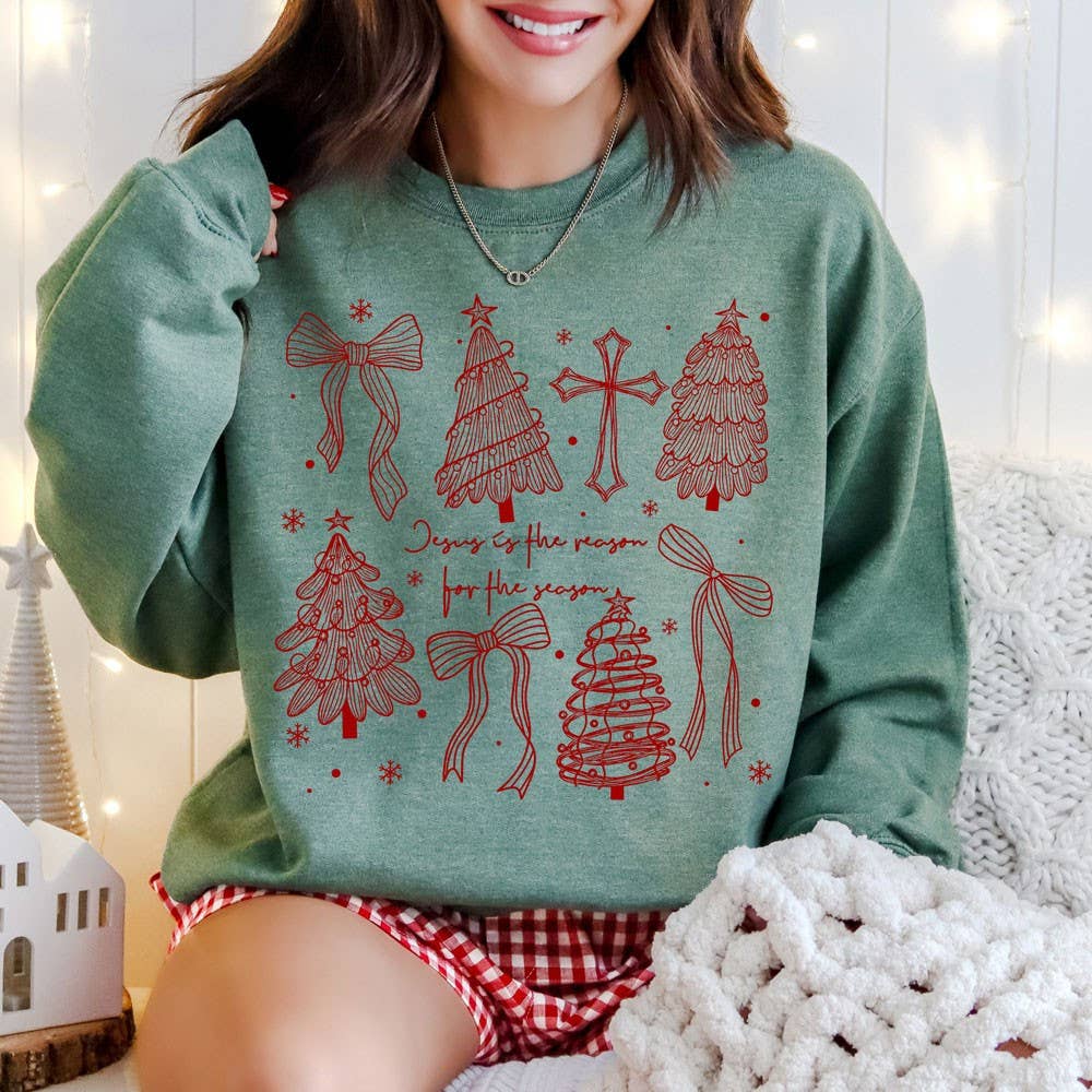 JESUS IS THE REASON FOR THE SEASON SWEATSHIRT