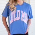 POLKA DOT BLUE LULU MAC TEE