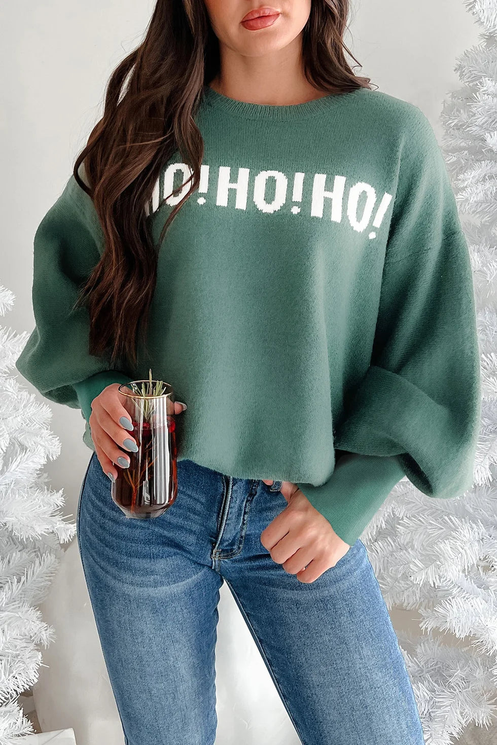 HO! HO! HO! MERRY CHRISTMAS SWEATER