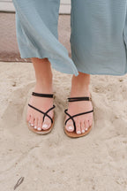 SANTORINI SANDALS-BLACK