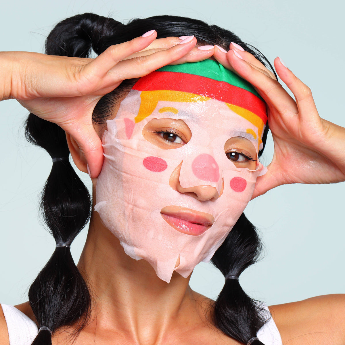 Christmas Holiday Santa's WorkShop Facial Masks