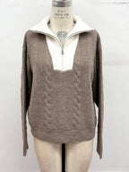 ASPEN LODGE CABLE KNIT SWEATER