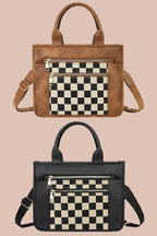 CHECKERED TOTE BAG