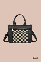 CHECKERED TOTE BAG