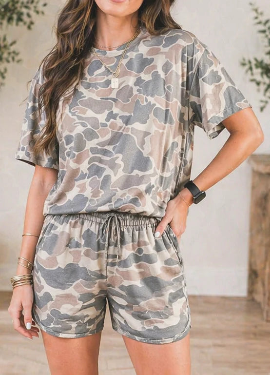 CAMO SHORT SET