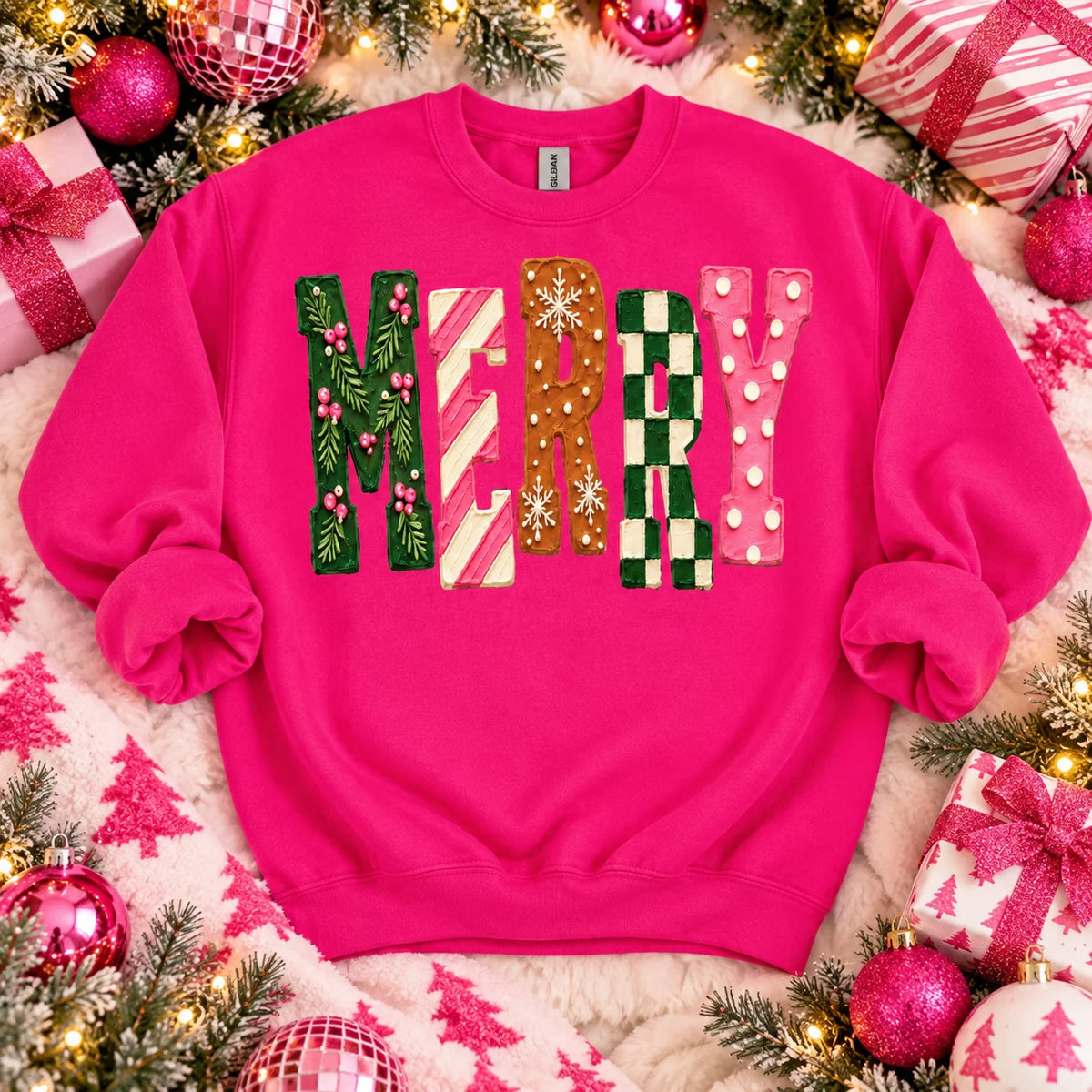 MERRY MIX CREWNECK SWEATSHIRT