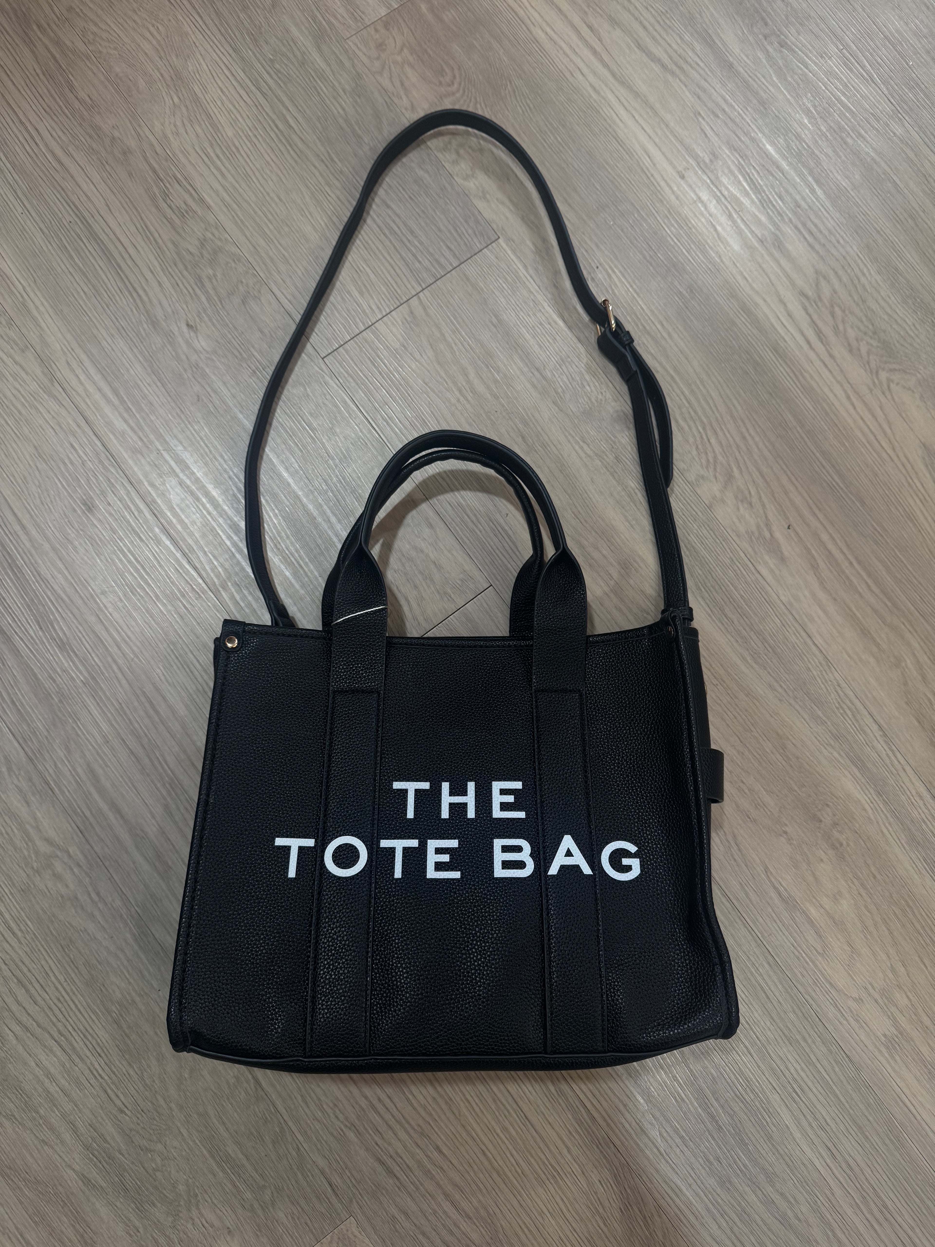 BLACK TOTE BAG