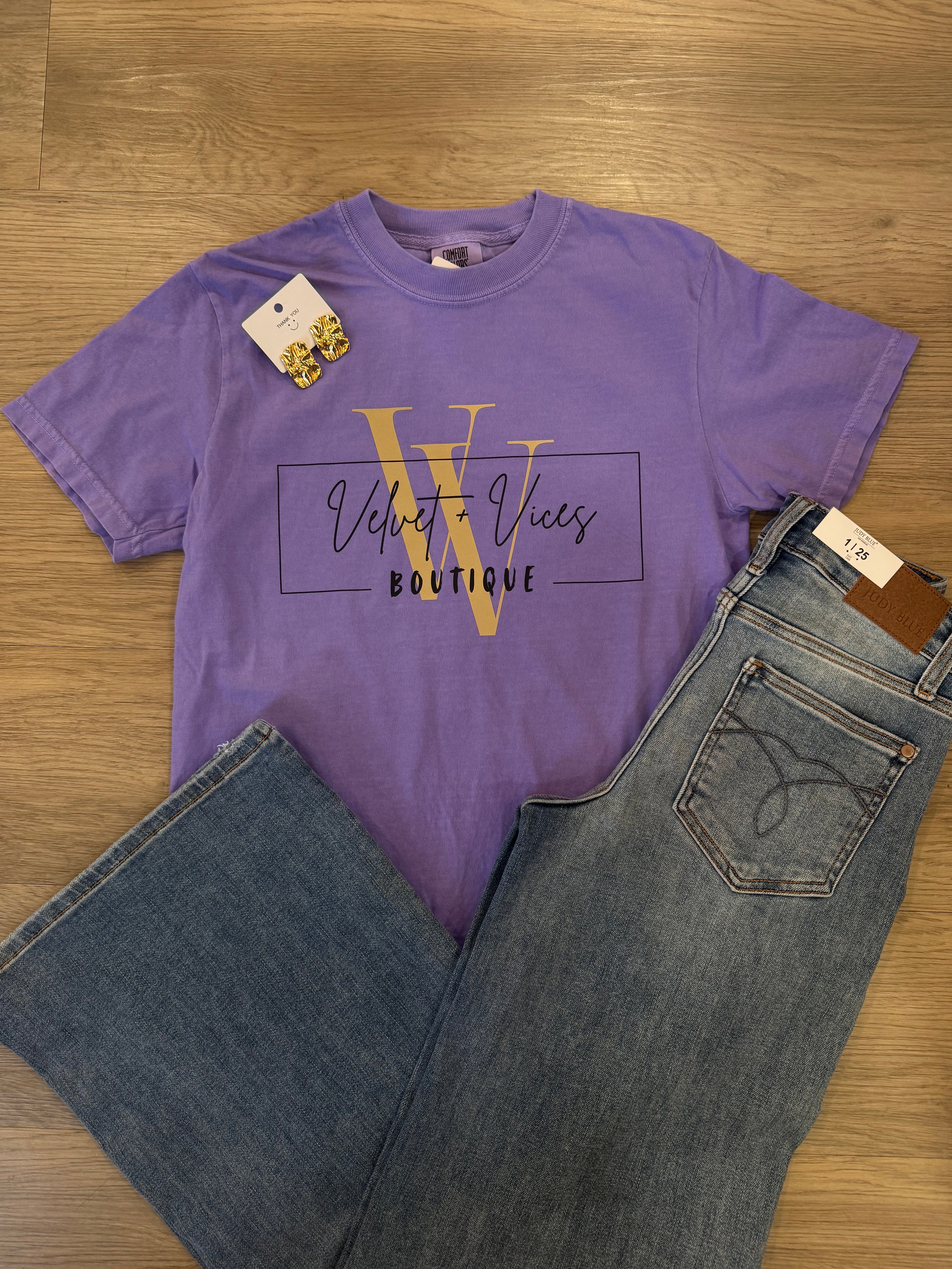 VELVET & VICES COMFORT COLORS TEE