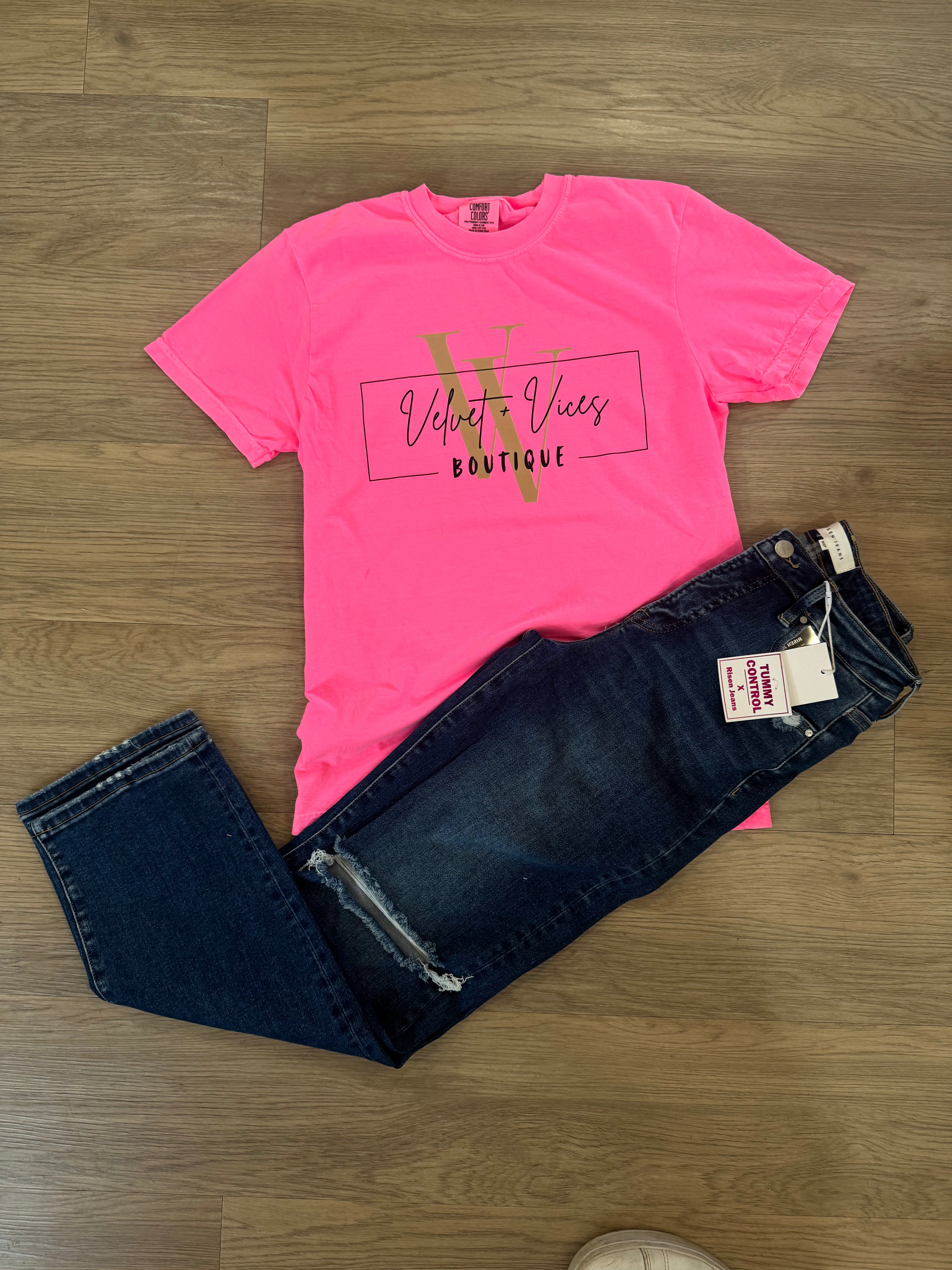 VELVET & VICES COMFORT COLORS TEE