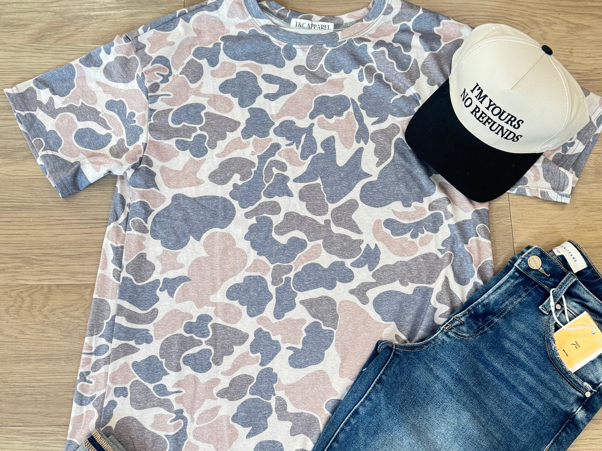 CAMO OVERSIZED TEE