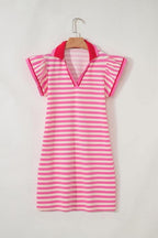 STRIPE CONTRAST DRESS