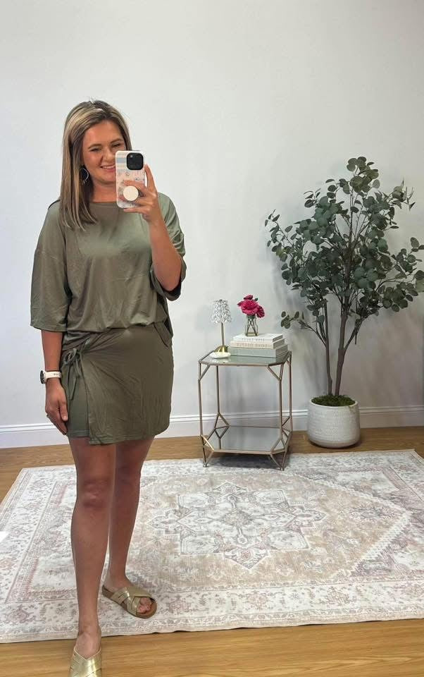WRAP SKORTIE SET