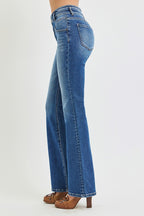 RISEN MID RISE BOOTCUT FRONT AND BACK YOKE DETAIL JEANS