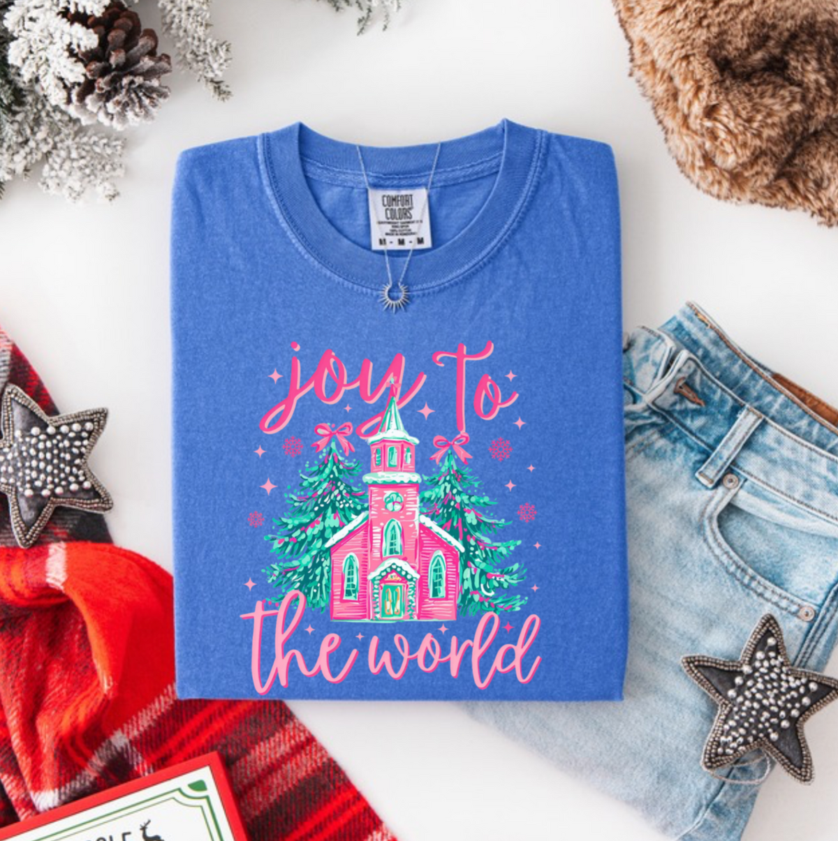 JOY TO THE WORLD COMFORT COLOR LONGSLEEVE