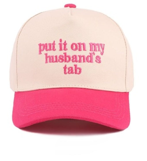 PUT IT ON MY HUSBANDS TAB CANVAS HAT