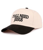 YALL NEED JESUS CANVAS HAT