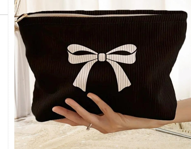 BOWKNOT PATTERN MAKEUP BAGS