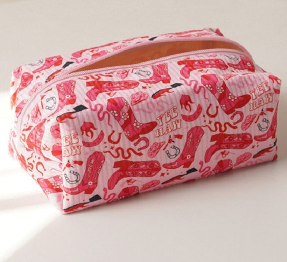 TRENDY PATTERN DESIGN MAKEUP POUCH BAG