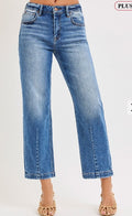 RISEN HIGH RISE BOYFRIEND TAPERED JEANS