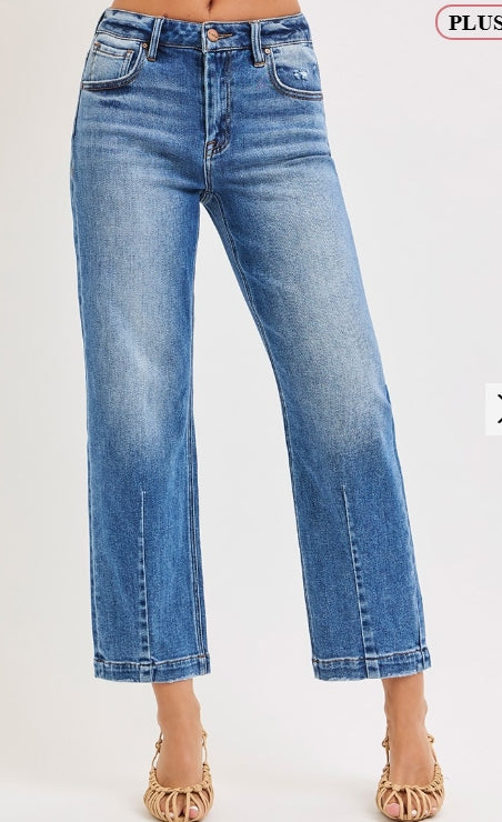 RISEN HIGH RISE BOYFRIEND TAPERED JEANS