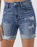 RISEN HIGH RISE CUFFED SHORTS