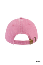 COQUETTE RIBBON BOW WASHED HAT