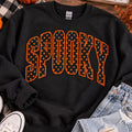 ORANGE POLKA DOT SPOOKY CORDUROY SWEATSHIRT