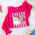 WHIMSICAL HO HO HO SANTA SWEATSHIRT