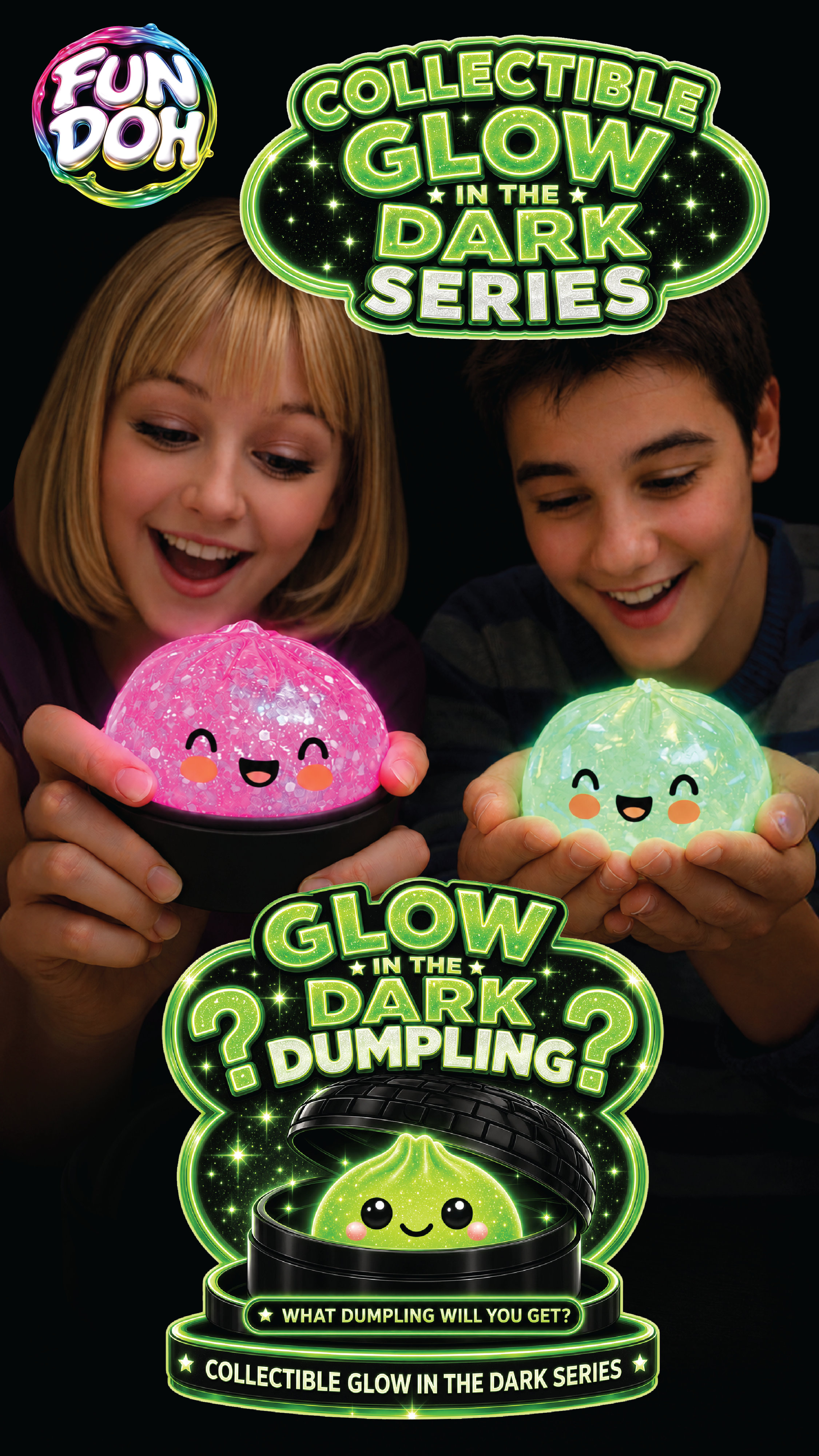 FUN DOH GLOW IN THE DARK DUMPLINGS