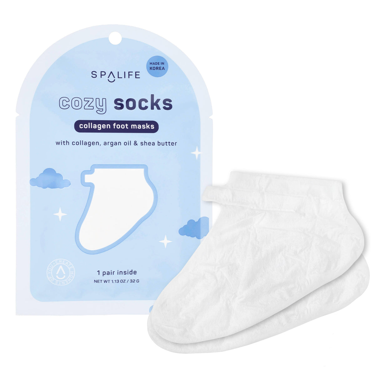 Cozy Socks Collagen Spa Foot Masks