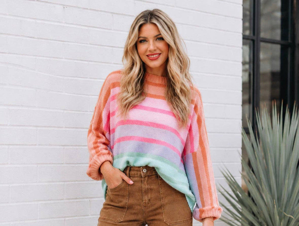 MULTICOLOR LOOSE SWEATER