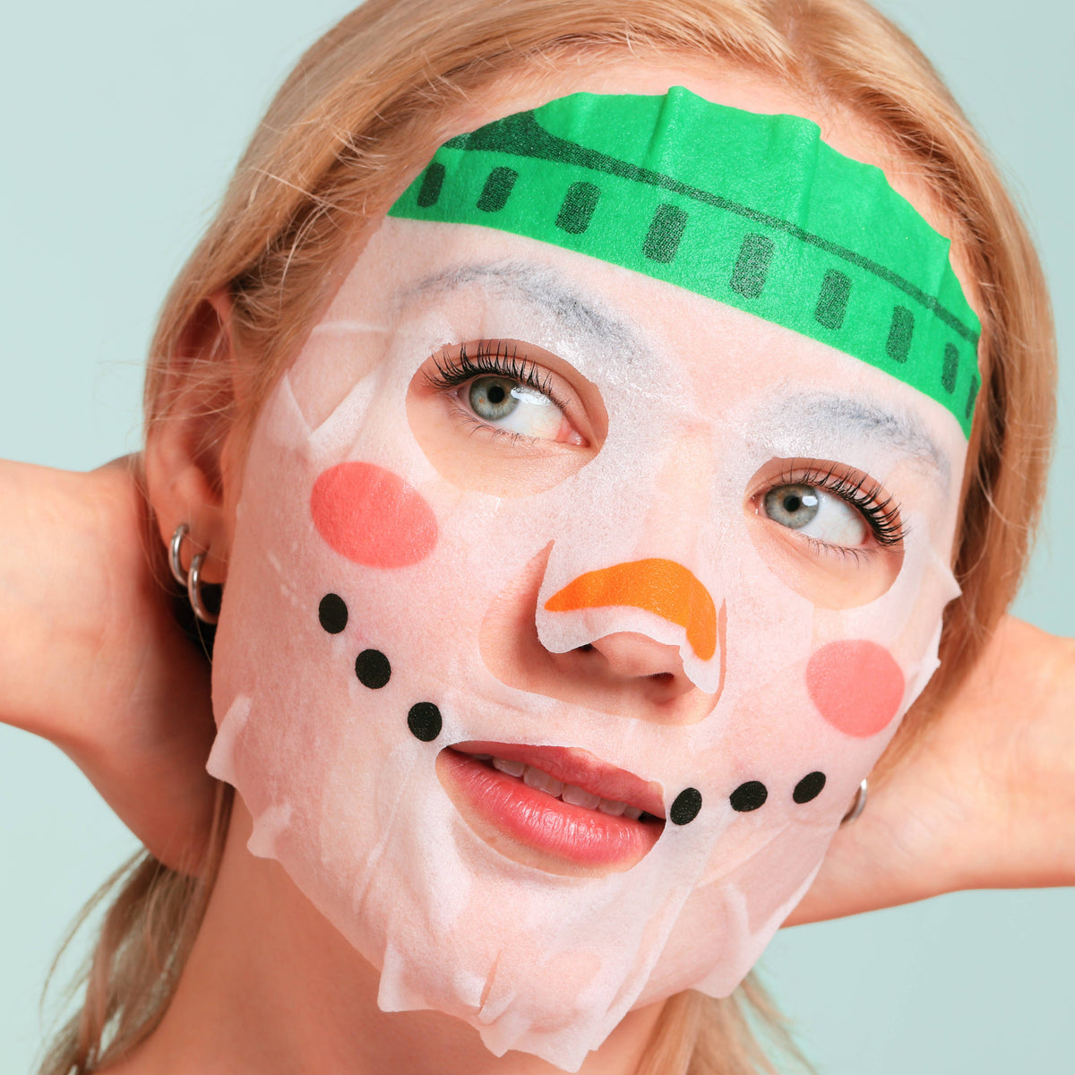Christmas Holiday Santa's WorkShop Facial Masks
