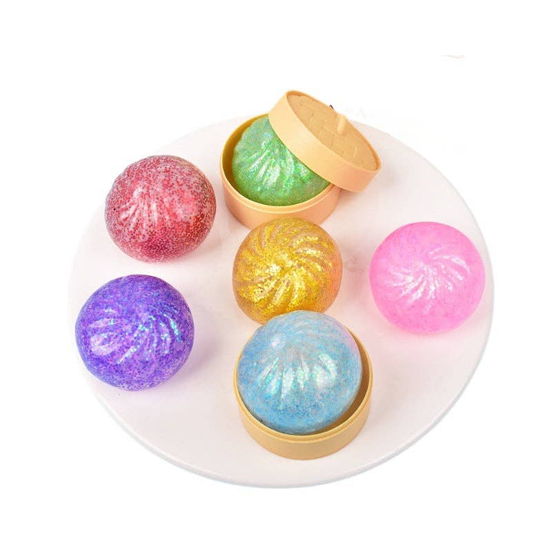GLITTER SQUISHY MINI DUMPLING